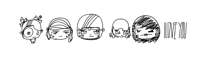 PixopopKawaiiGirls  Free Fonts Download