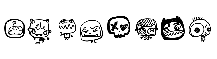 PixopopMonstalove  Free Fonts Download