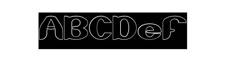 About you-Hollow-Inverse  Free Fonts Download