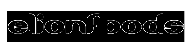 About you-Hollow-Inverse  Free Fonts Download