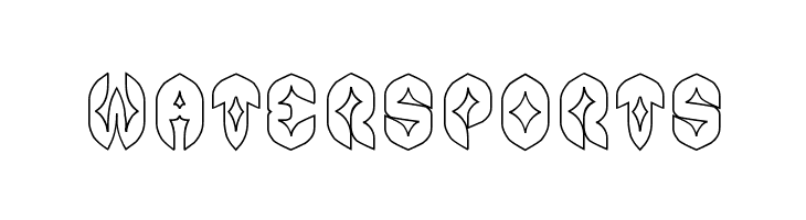 AIRPLANE-Hollow  Free Fonts Download