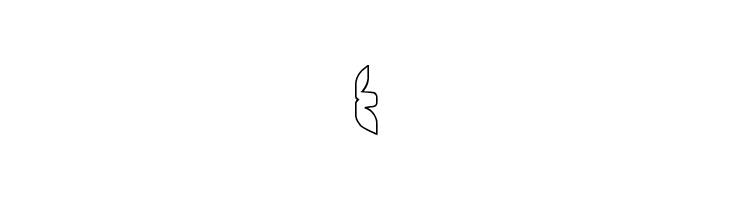 AIRPLANE-Hollow  Free Fonts Download