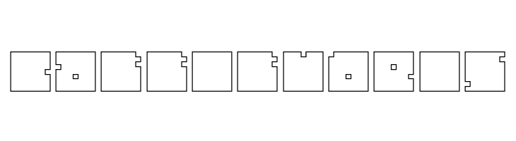 BLOCK-Hollow  Free Fonts Download