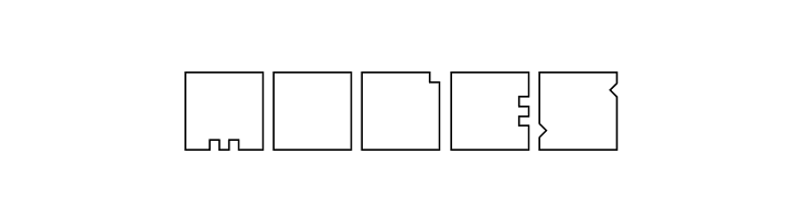 BLOCK-Hollow  Free Fonts Download