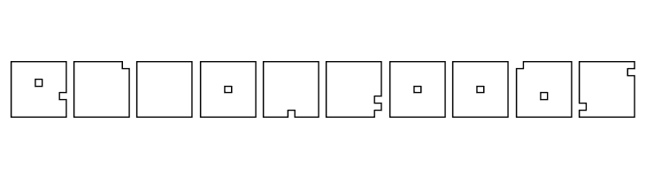 BLOCK-Hollow  Free Fonts Download