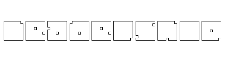 BLOCK-Hollow  Free Fonts Download