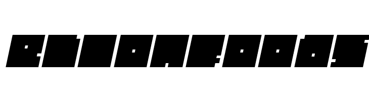 BLOCK Bold Italic  Free Fonts Download