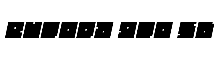 BLOCK Bold Italic  Free Fonts Download