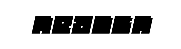 BLOCK Bold Italic  Free Fonts Download