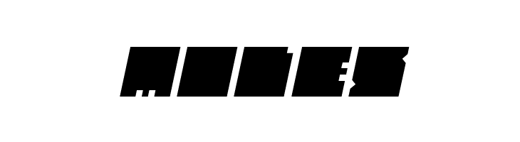 BLOCK Italic  Free Fonts Download