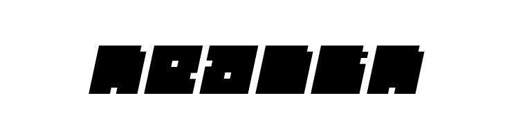 BLOCK Italic  Free Fonts Download