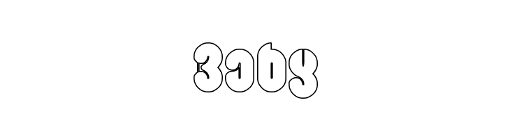 Blowing Bubble_outline  Free Fonts Download