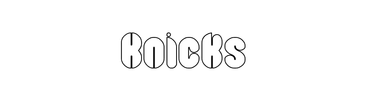 Blowing Bubble_outline  Free Fonts Download