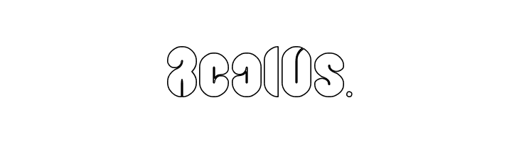 Blowing Bubble_outline  Free Fonts Download