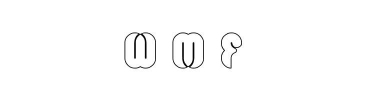 Blowing Bubble_outline  Free Fonts Download