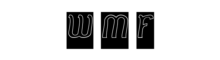 Cat Eyes-Hollow-Inverse  Free Fonts Download
