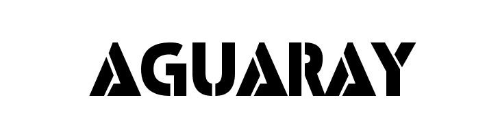 AGUARAY ICBM SS-20 Font