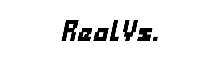 Defragmented Italic  Free Fonts Download