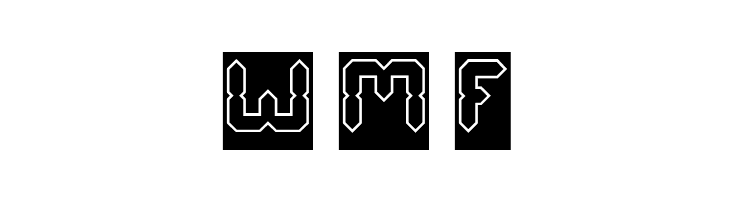 Digital Gothic-Hollow-Inverse  Free Fonts Download