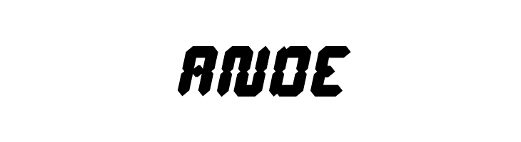 Digital Gothic Italic  Free Fonts Download