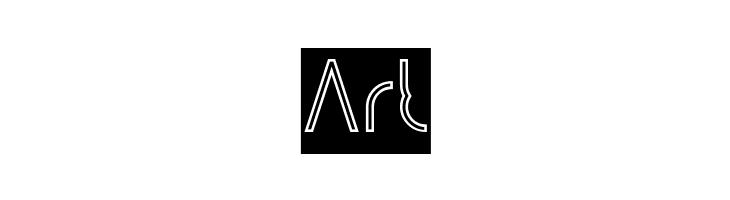DISMECHA_Hollow_inverse  Free Fonts Download