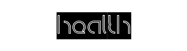 DISMECHA_Hollow_inverse  Free Fonts Download