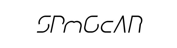 DISMECHA Italic  Free Fonts Download