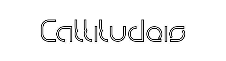 DISMECHA_Hollow  Free Fonts Download