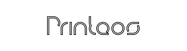 DISMECHA_Hollow  Free Fonts Download