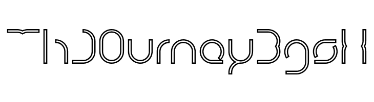 DISMECHA_Hollow  Free Fonts Download