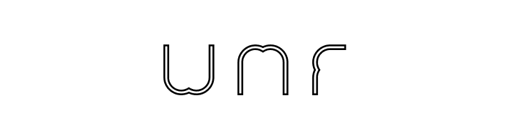 DISMECHA_Hollow  Free Fonts Download