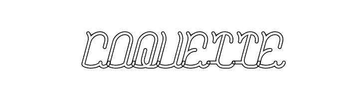 Dolphin Ocean Wave-Hollow Bold  Free Fonts Download