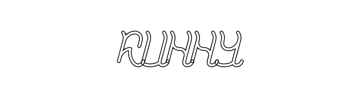 Dolphin Ocean Wave-Hollow Bold  Free Fonts Download