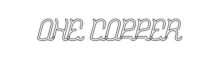 Dolphin Ocean Wave-Hollow Bold  Free Fonts Download