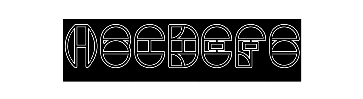 DRAGON FLY-Outlined-Hollow  Free Fonts Download