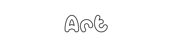 Earth Heart-Hollow  Free Fonts Download