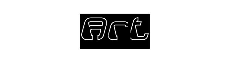 ElectroMagnetHollowInverse  Free Fonts Download