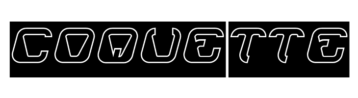 ElectroMagnetHollowInverse  Free Fonts Download