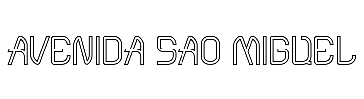 Electro Static Rain-Hollow  Free Fonts Download