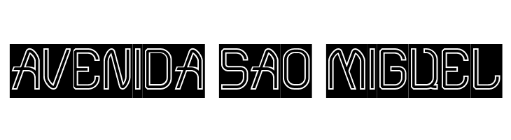 Electro Static Rain-Hollow-Inve  Free Fonts Download