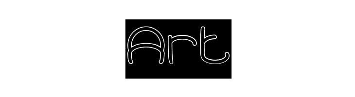 Elementary-Hollow-Inverse  Free Fonts Download