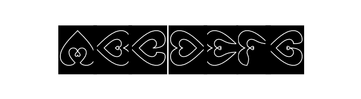 Eternal Love-Hollow-inverse  Free Fonts Download