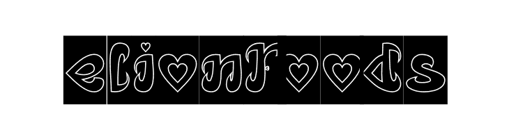 Eternal Love-Hollow-inverse  Free Fonts Download