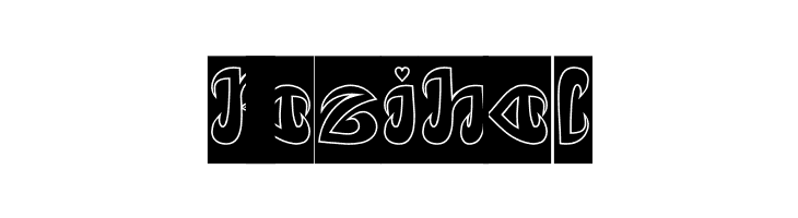 Eternal Love-Hollow-inverse  Free Fonts Download