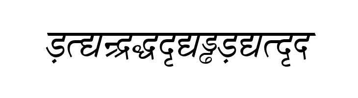 DV-TTSurekh Italic  Free Fonts Download