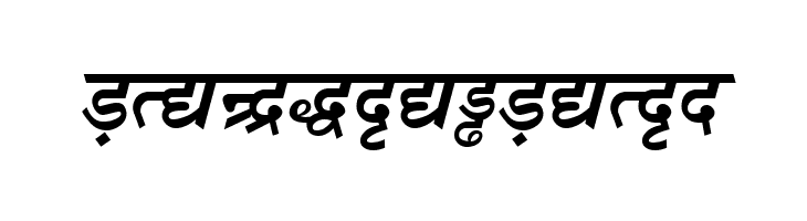 DV-TTSurekh Bold Italic  Free Fonts Download