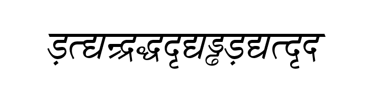 DV-TTSurekhEN-Italic  Free Fonts Download