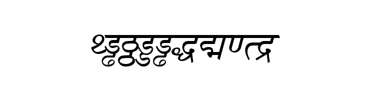 DV-TTSurekhEN-Italic  Free Fonts Download