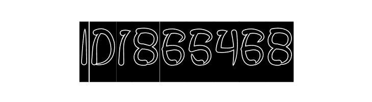 FISH BONE-Hollow-Inverse  Free Fonts Download
