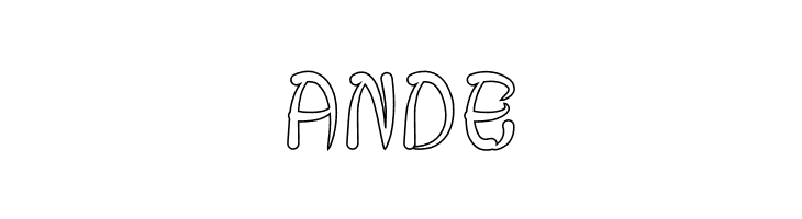 FISH BONE-Hollow  Free Fonts Download